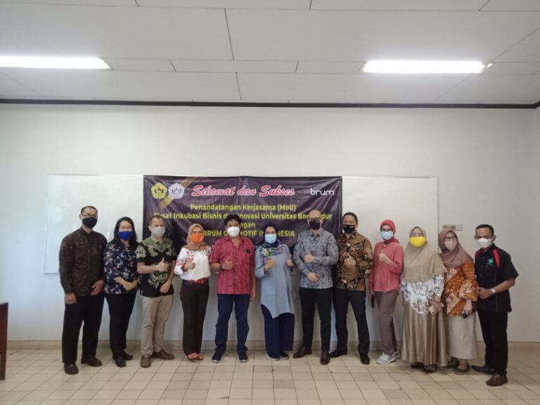 Kolaborasi Pusat Inkubasi Bisnis dan Inovasi (PIBI) Universitas Borobudur dengan Industri Otomotif Indonesia brum.id