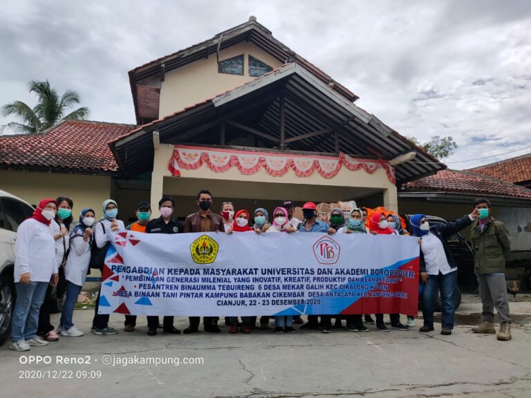 9 Fakultas Universitas Borobudur Gelar Bakti Sosial Di Desa Antajaya – Cariu. Bogor