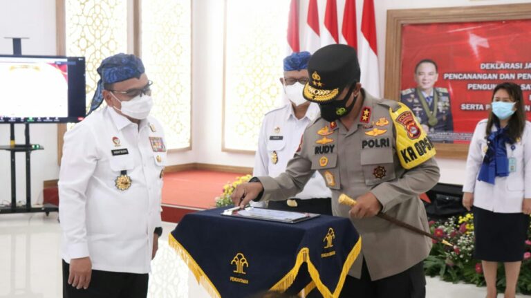 Jalin Sinergitas Polda Banten Dan Kanwilkumham Banten Tanda Tangani MoU Bersama