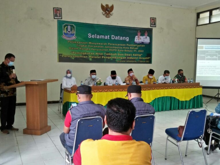 Usulan Prioritas Musrenbang Jatisampurna, Camat Singgung Dua Kelurahan Belum Miliki SMP Negeri