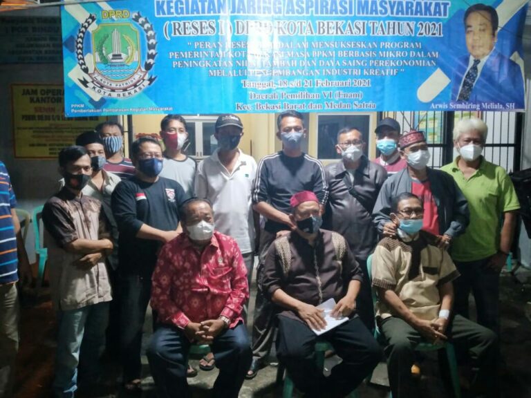 Reses Pertama TA 2021, Arwis Sembiring Sebut Keuangan Pemkot Bekasi Mulai Membaik
