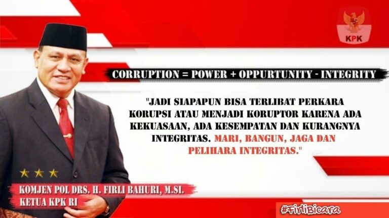 Ketua KPK Ingatkan Para Kepala Daerah, Jabatan Adalah Amanat Rakyat Jangan Dikhianati