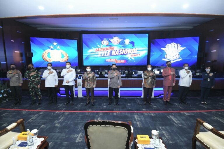 Kepala BAPPENAS Turut Hadir Launching ETLE Nasional Presisi