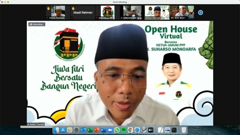 PPP Gelar Halal Bihalal Secara Virtual