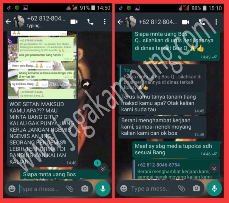 Wapimred Jagakampung Di Intimidasi