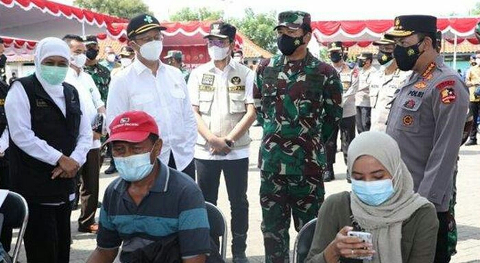 Kembali Datangi Bangkalan, Panglima TNI Tegaskan Petugas PPKM Skala Mikro Harus Optimal