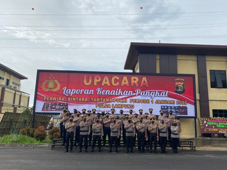 Salah Satu Perwira Terbaik yang Menerima Kenaikan Pangkat Berasal dari Lampung Utara