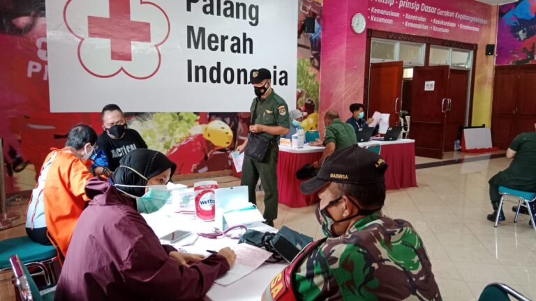 Kodim 0501/ JP BS Bersama Yayasan Sri Sathya Sai Baba Kembali Selenggarakan Donor Darah