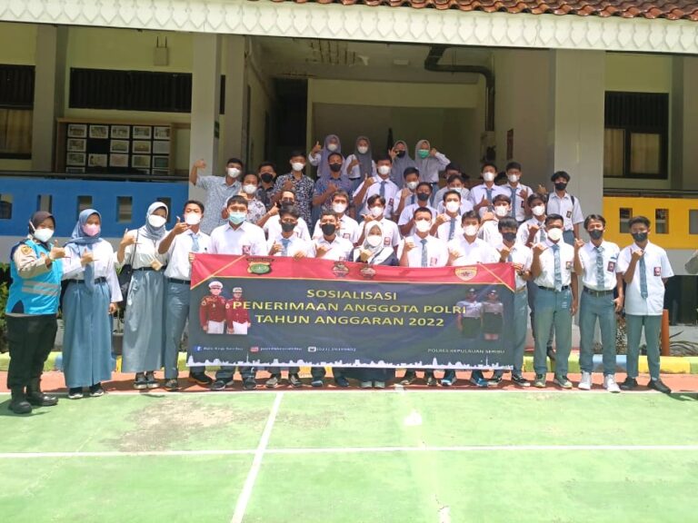 Rekruitmen Anggota Polri, Polres Kep Seribu Sosialisasikan ke Siswa SLTA di Kep Seribu