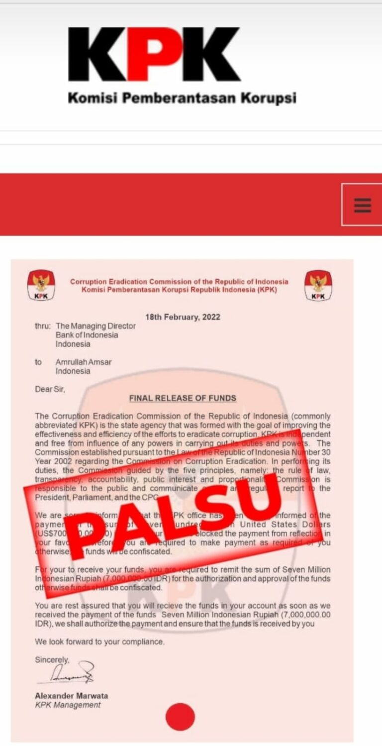 Alamak, Logo Lembaga Negara Dicatut, Ini Klarifikasi KPK