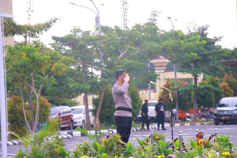 Polda Lampung Apel Gelar Pasukan Operasi Keselamatan Krakatau 2022