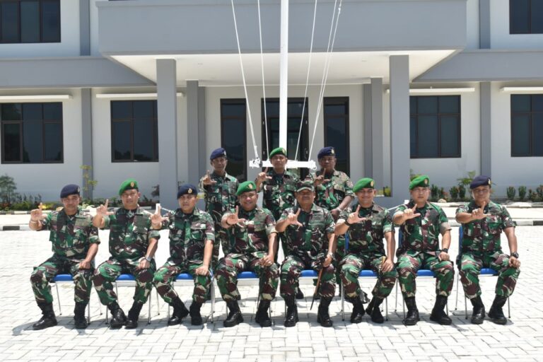 Pererat Tali Silaturahmi, Danrem 043/Gatam Kunker ke Lanal Lampung