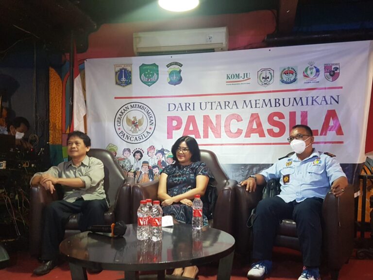 Forum Budaya Jakarta Pesisir, Pemuda Pancasila,Bekerjasama Dengan Polres,Kodim, Dan Pemerintahan Kota Jakarta Utara Adakan Talk Show Gerakan Membumikan Pancasila