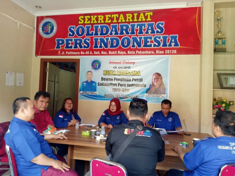 Ketua DPP SPI Sambut Kunker Ketua DPD SPI Kabupaten Siak