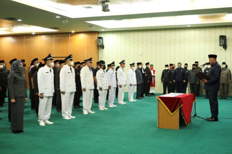 Plt. Walikota Bekasi Lantik 87 Pejabat, Kepala BKPSDM: Rekomendasi Mendagri