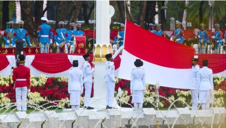 Upacara Peringatan HUT RI Ke-77 Di Istana Merdeka