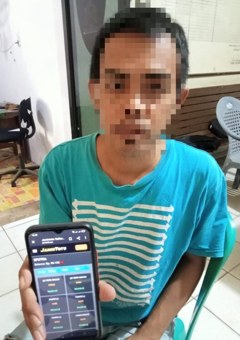 Polres Lampung Timur Kembali Bongkar Judi Togel Online
