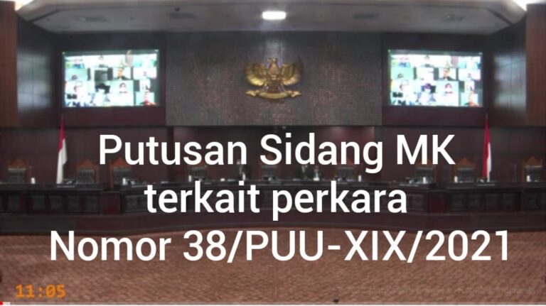 Putusan MK : Dewan Pers Tidak Boleh Menentukan Peraturan Pers