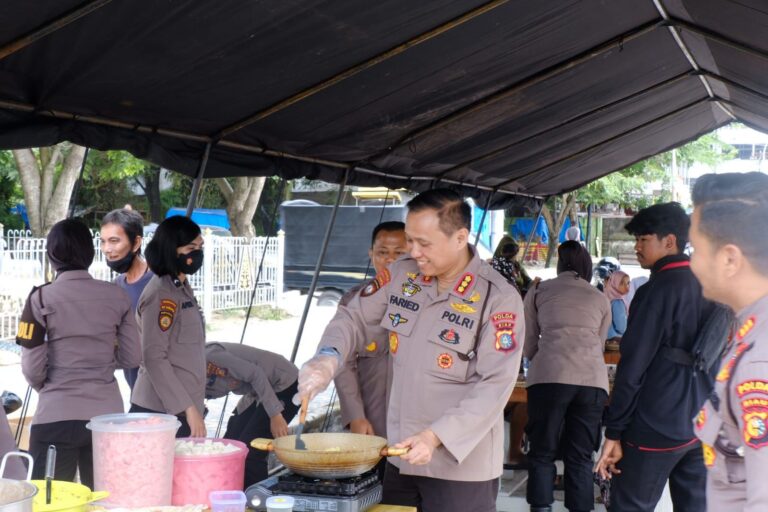 Melalui Program Sarapan Gratis, Direktorat Samapta Polda Riau Serap Aspirasi Masyarakat