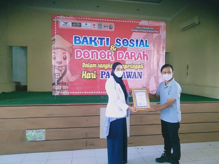 Giat Bakti Sosial dan  Donor Darah GKP Seroja Kota Bekasi Peringati Hari Pahlawan