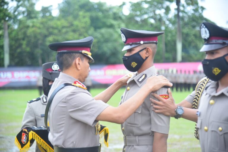 Kapolda Lampung lantik di 273 Bintara Remaja SPN Kemiling