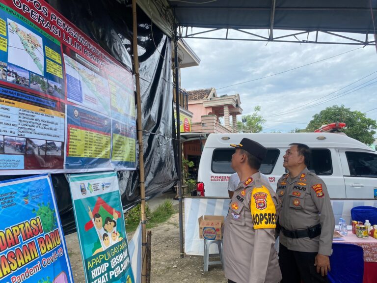 Cek Pos Pam di perbatasan, Kapolres Lampung Barat pastikan situasi kondusif menjelang tahun baru 2023