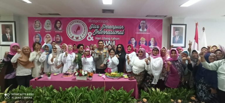 Karo Penmas Mabes Polri Brigjen Pol Ahmad Ramadhan Hadiri Peringatan HUT AWI dan Hari Perempuan Internasional