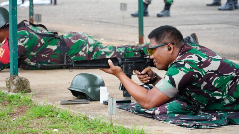 Gelar Latbakjatri TW 1 TA.2023, Dandim 0510/Tigaraksa : Jadilah Prajurit Profesional, Mahir Menembak Walau Bertugas Disatuan Teritorial