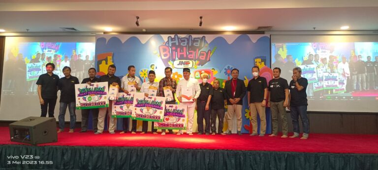 PT. JNE Gelar Acara Halal Bihalal di Kantor Pusat Jakarta