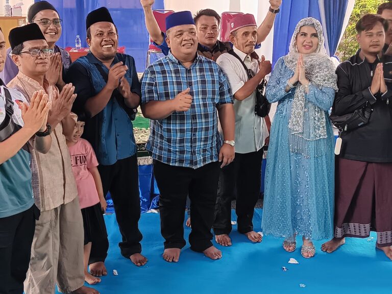 Zulham Nasution dan Melvy Noviza Gelar Halal Bihalal