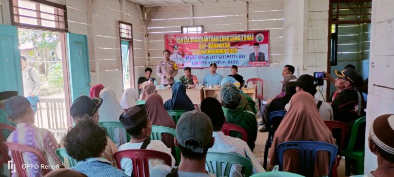 Pemerintah Pekon Ringin Jaya Bagikan BLT-DD Kepada 40 KPM