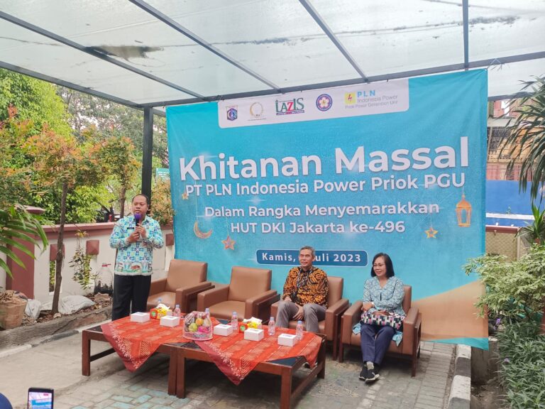 Kolaborasi PT PLN Indonesia Power Priok PGU dengan Kelurahan Tg Priok Giat Khitanan Massal