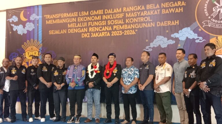 Demi Pembangunan Ekonomi Inklusif dan Fungsi Sosial Kontrol, LSM GMBI distrik Jakarta Utara Galang Dukungan