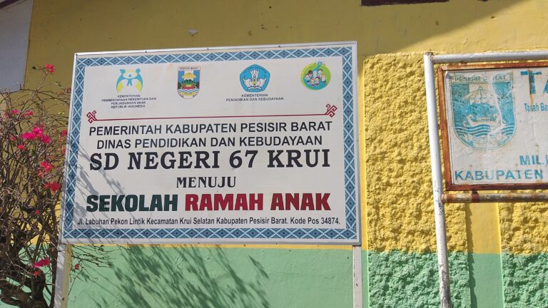 Proyek Swakelola SDN 67 Krui  Diduga Asal Jadi Disdik  Pesibat Disorot