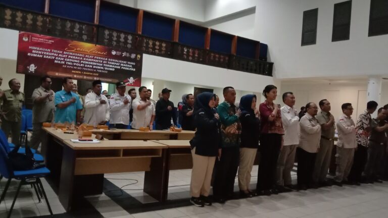 KPU Jakarta Utara Sosialisasikan Pemasangan Alat Peraga Kampanye di Tempat Terlarang