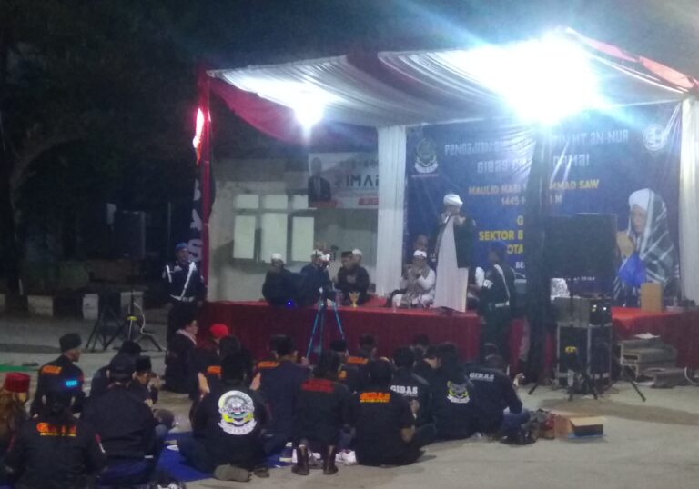 GIBAS Kota Bekasi Gelar Acara Peringatan Maulid Nabi Di Bekasi Barat