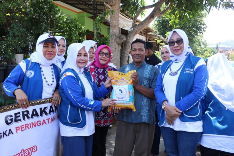 DPD IWAPI Lampung Kembali Salurkan Bantuan Sembako Program SiGer