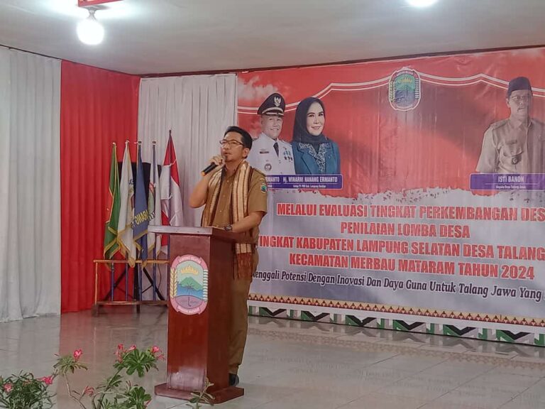Desa Talang Jawa Wakili Kecamatan Merbau Mataram Pada Penilaian Lomba Desa Tingkat Kabupaten Tahun 2024