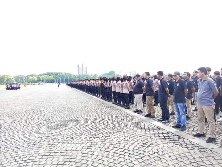 Foto : Apel Persiapan Personil Polri di Monas