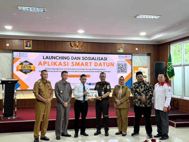 Kejari Bandar Lampung luncurkan aplikasi Smart Datun