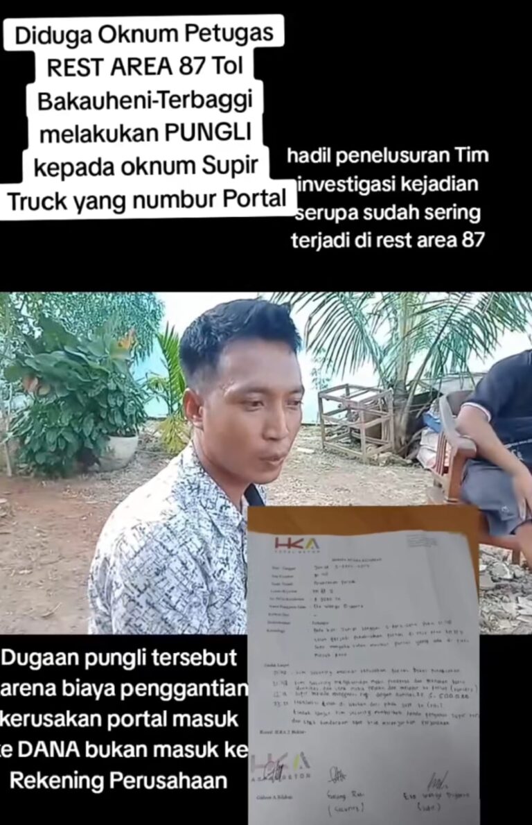 Hati-hati, PenggunaTol Lampung Rawan Pemerasan yang Dilakukan Oleh Oknum Petugas Tol