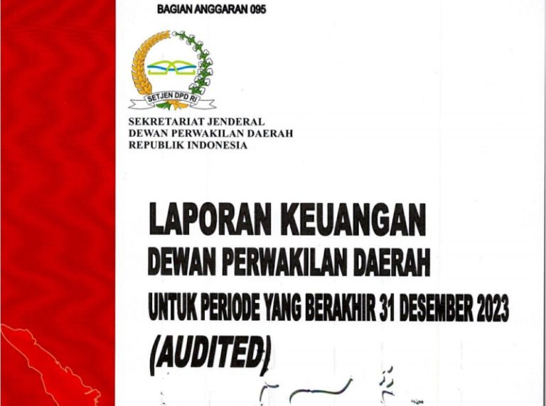 BPK RI Bidik 11 Hasil Audit Terkait Laporan Keuangan DPD RI Tahun Anggatan 2023