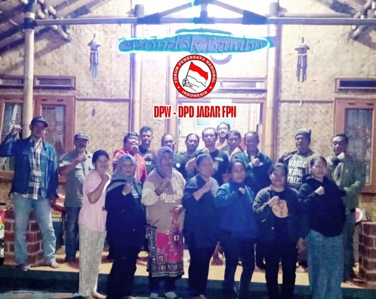 Konsolidasi Organisasi FPN DPW Jawa Barat Sukses Digelar di Villa Bambu Cisarua
