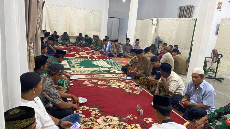 Harmoni TNI dan Rakyat: Yasinan Bersama Satgas TMMD ke-124 Kodim 0422/LB di Pekon Pemerihan