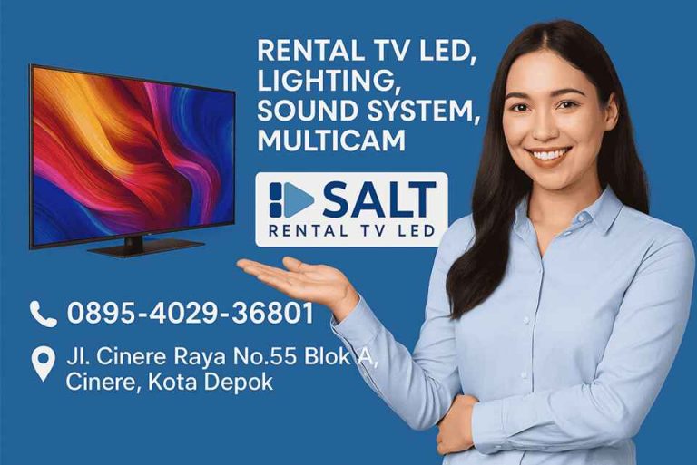 Salt Rental TV LED, Solusi Sewa Peralatan Event Terpercaya di Jabodetabek