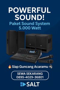 Paket Sound System 5.000 Watt