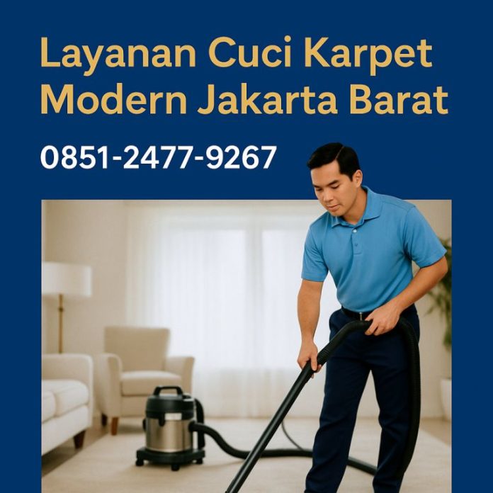 Layanan Cuci Karpet Modern Jakarta Barat