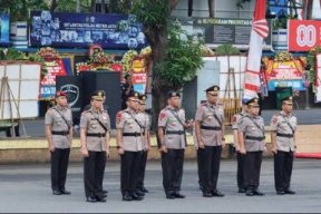 Irwasda Polda Metro Jaya Pimpin Upacara Peringatan Hari Juang Polri 2025