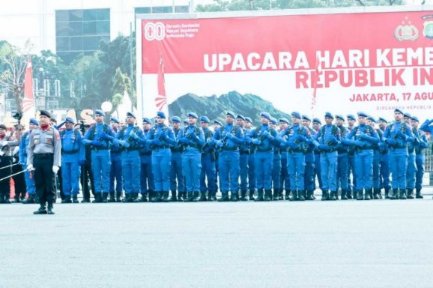 Irwasda Polda Metro Jaya Pimpin Upacara HUT ke-80 RI