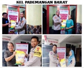 Polsek Pademangan dan Bulog Gelar Gerakan Pangan Murah, Sediakan Beras Terjangkau untuk Warga